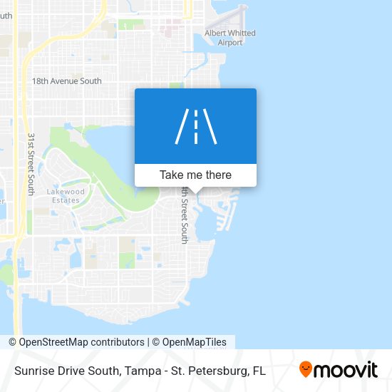 Sunrise Drive South map