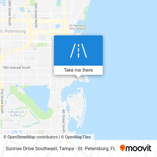 Sunrise Drive Southeast map