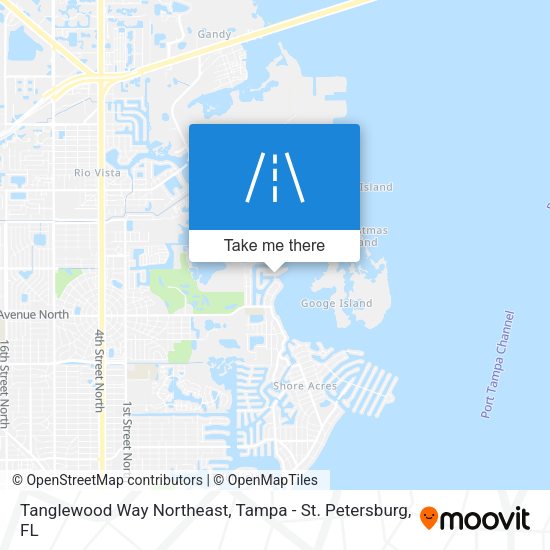 Mapa de Tanglewood Way Northeast