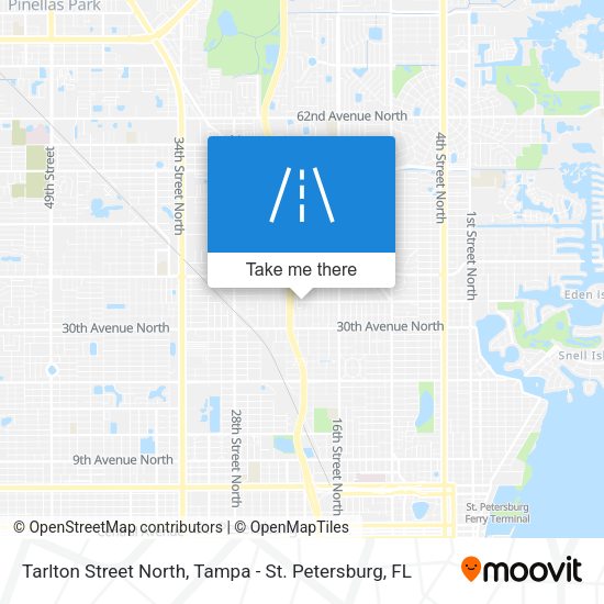 Mapa de Tarlton Street North