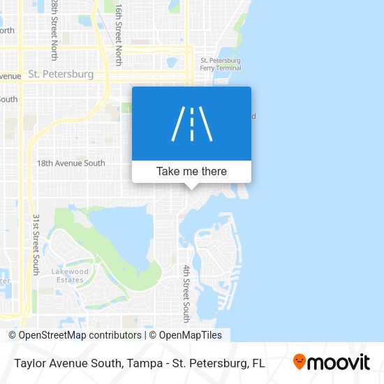 Taylor Avenue South map