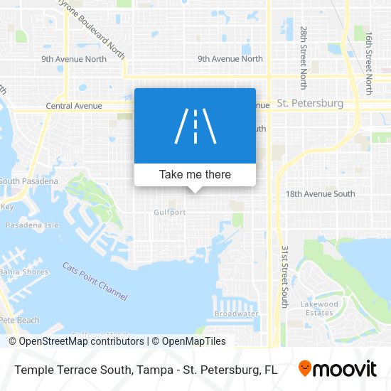 Temple Terrace South map