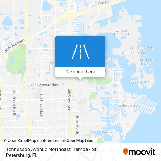 Tennessee Avenue Northeast map