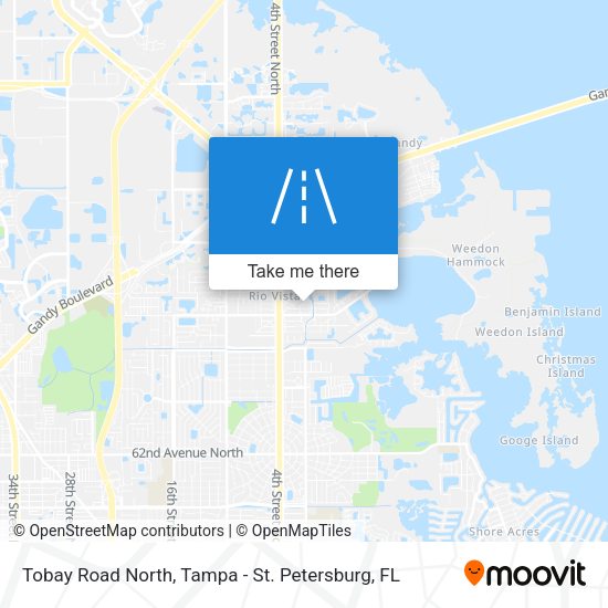 Tobay Road North map