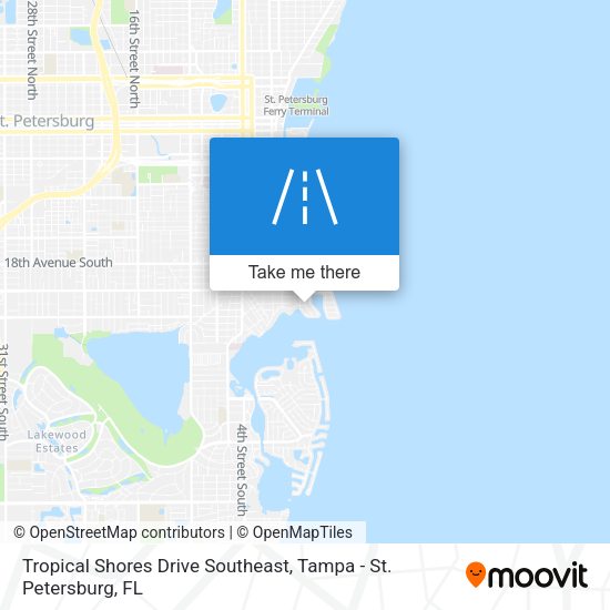 Mapa de Tropical Shores Drive Southeast
