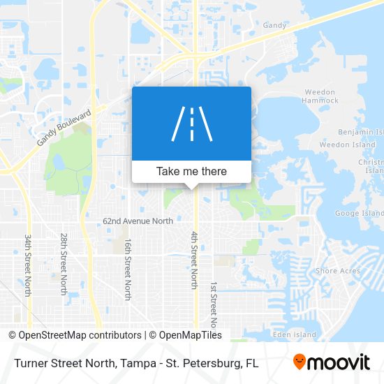 Mapa de Turner Street North