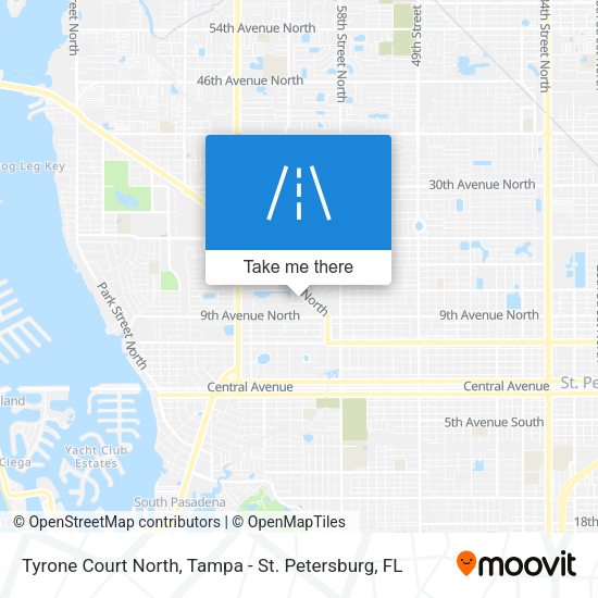Mapa de Tyrone Court North
