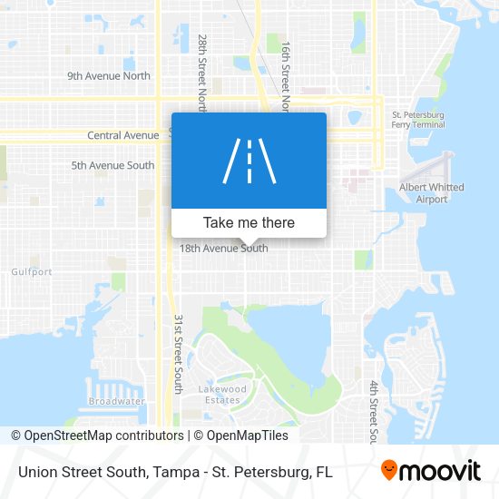 Union Street South map