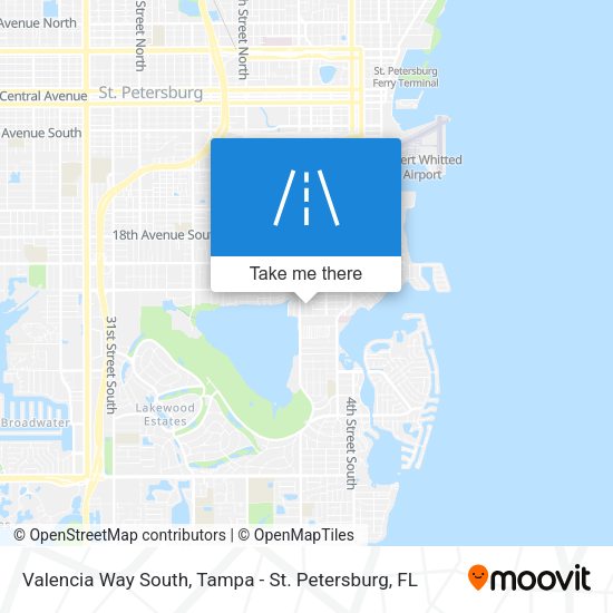 Valencia Way South map