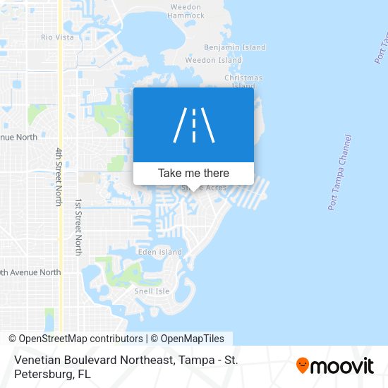 Mapa de Venetian Boulevard Northeast