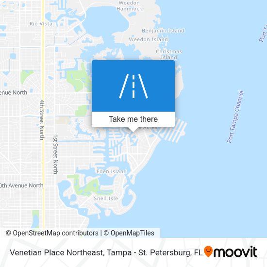 Venetian Place Northeast map