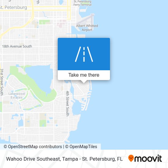 Wahoo Drive Southeast map