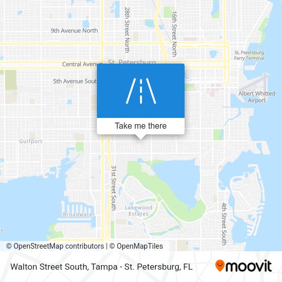 Mapa de Walton Street South