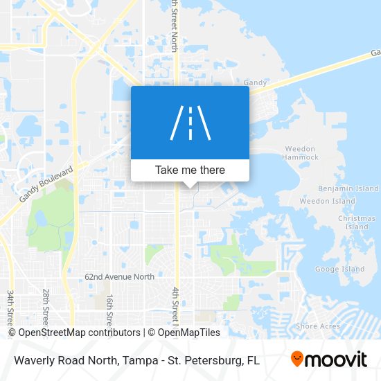 Waverly Road North map