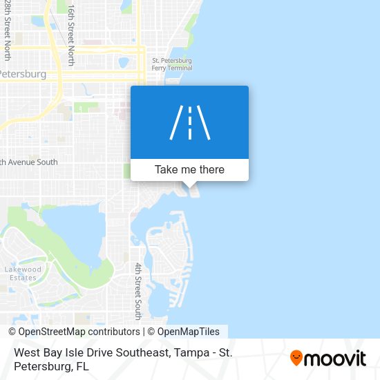 West Bay Isle Drive Southeast map