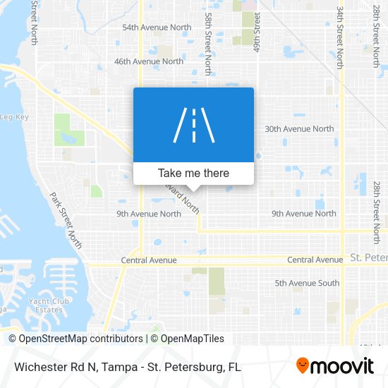 Wichester Rd N map