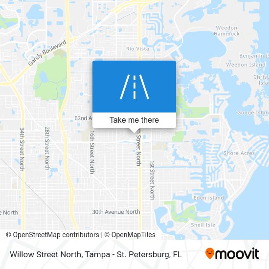 Mapa de Willow Street North