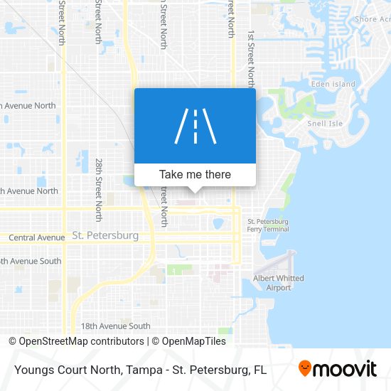 Mapa de Youngs Court North