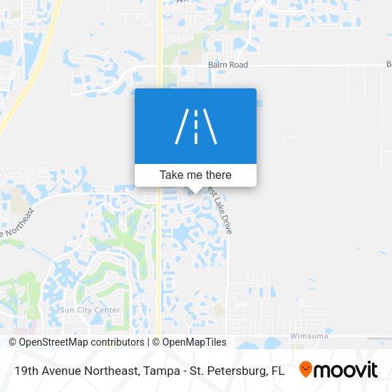 19th Avenue Northeast map