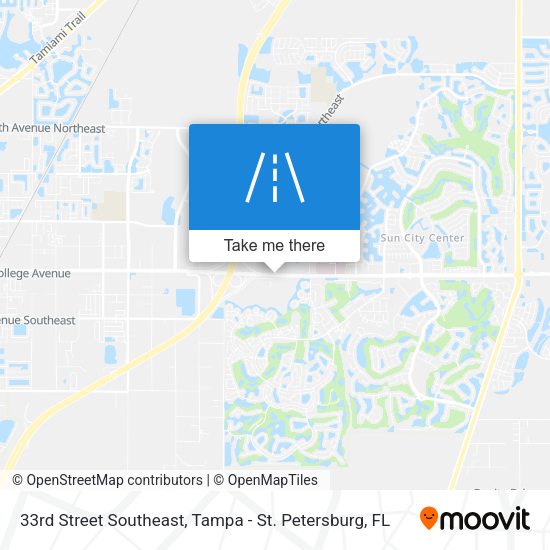 33rd Street Southeast map