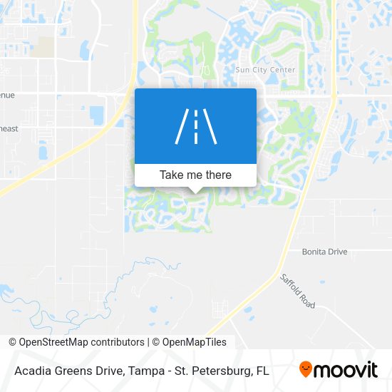 Mapa de Acadia Greens Drive