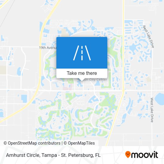 Amhurst Circle map