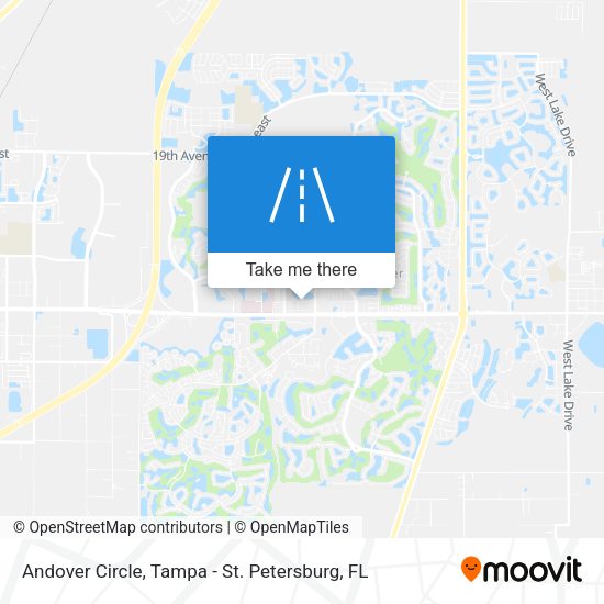 Andover Circle map