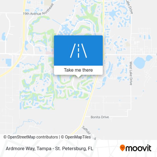 Ardmore Way map