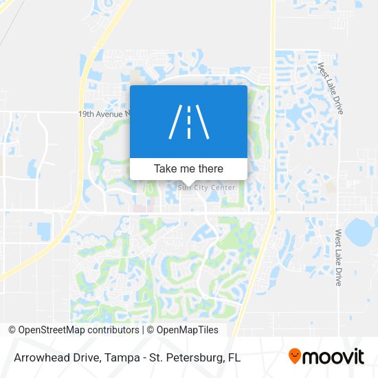 Arrowhead Drive map