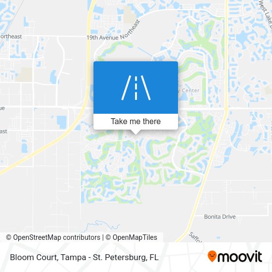 Mapa de Bloom Court