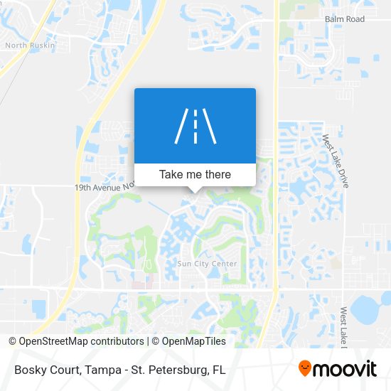 Mapa de Bosky Court