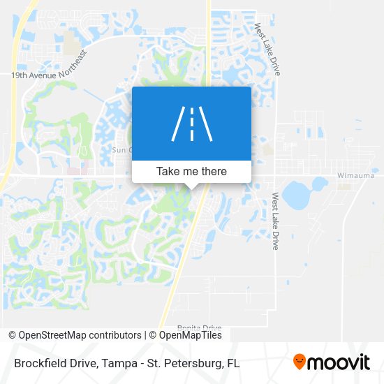 Mapa de Brockfield Drive