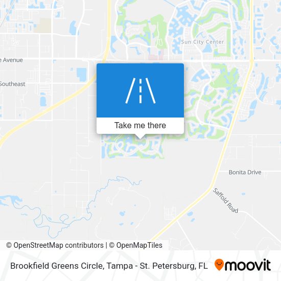 Brookfield Greens Circle map