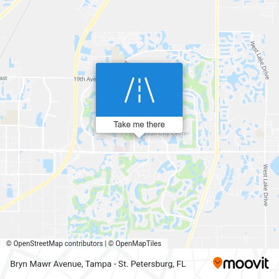 Bryn Mawr Avenue map