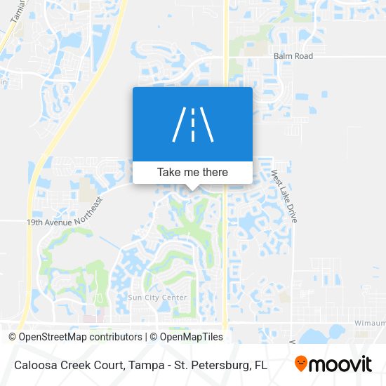Caloosa Creek Court map