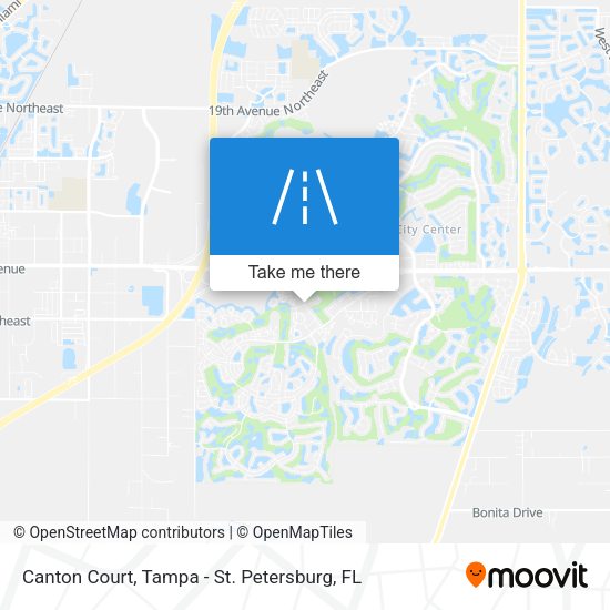 Canton Court map