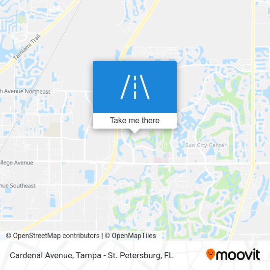 Cardenal Avenue map