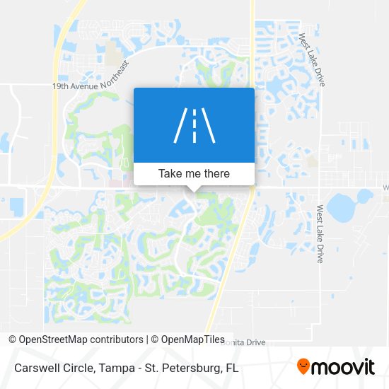 Carswell Circle map