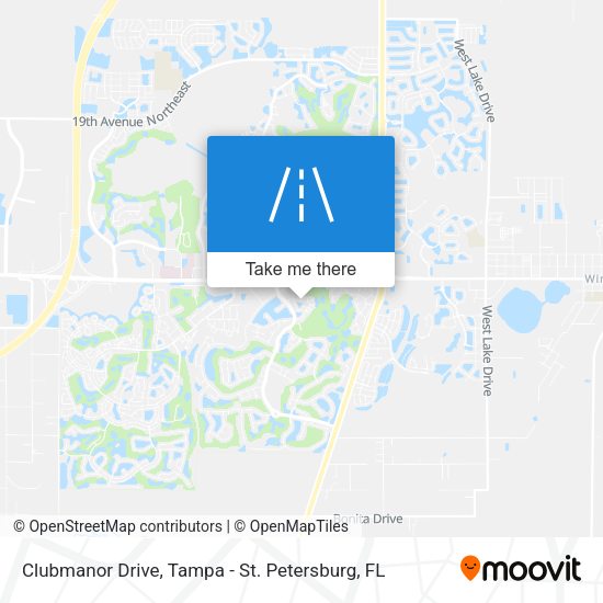 Clubmanor Drive map