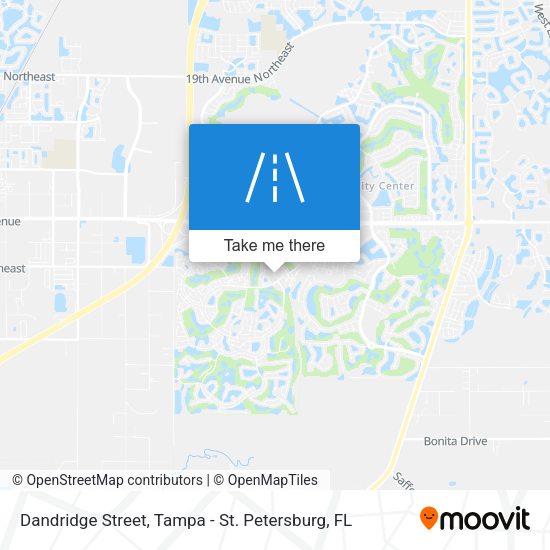 Dandridge Street map