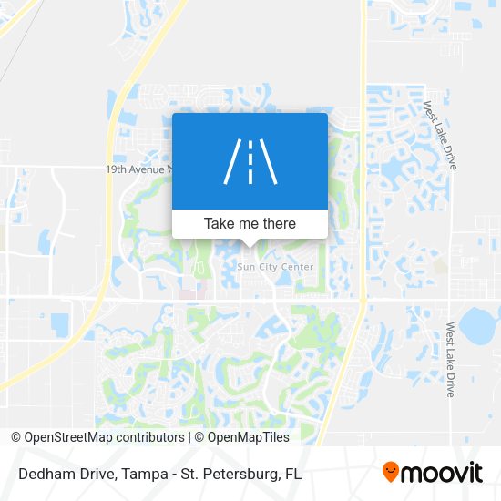 Dedham Drive map