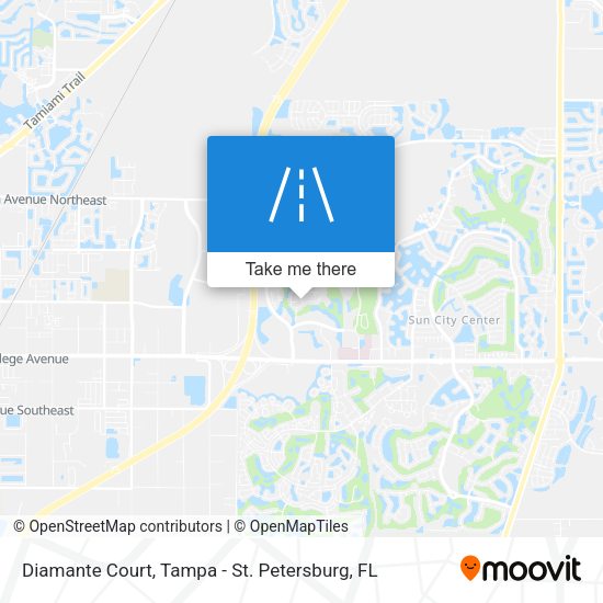 Diamante Court map