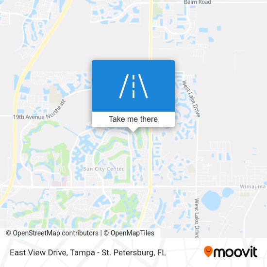 East View Drive map