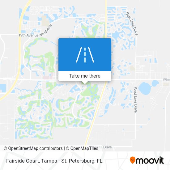 Fairside Court map