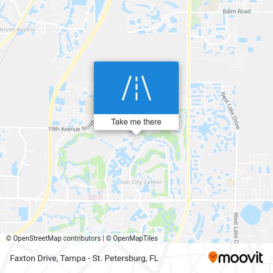Faxton Drive map