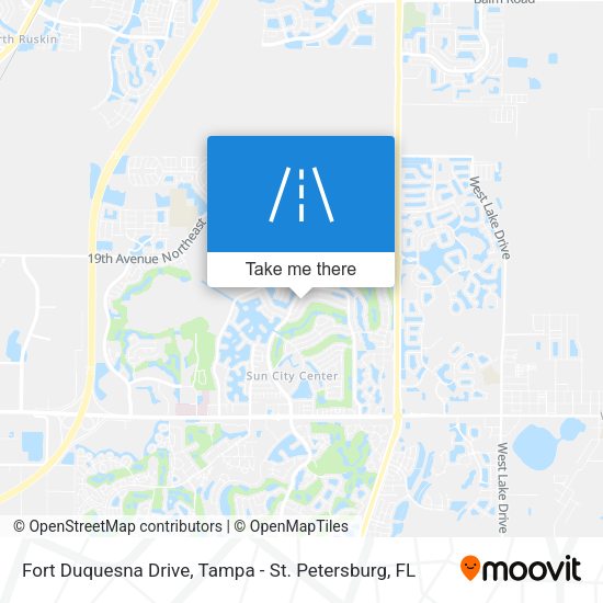 Mapa de Fort Duquesna Drive