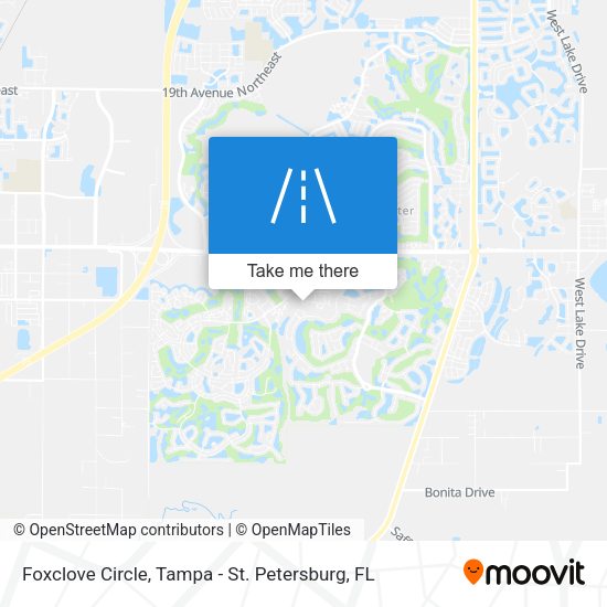 Foxclove Circle map