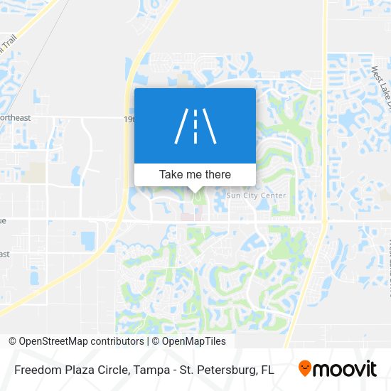Mapa de Freedom Plaza Circle