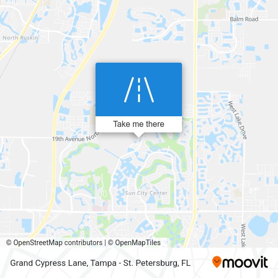 Mapa de Grand Cypress Lane