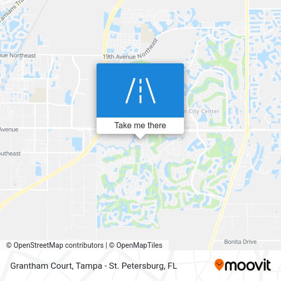 Grantham Court map